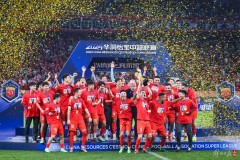 武汉三镇足球俱乐部保级战胜利，击败申花队展现实力